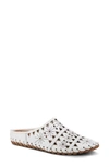 Spring Step Fusilade Leather Mule In White