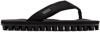 Suicoke Black Jono Flip Flops In Black