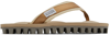 SUICOKE BEIGE JONO FLIP FLOPS