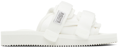 Suicoke White Moto-cab Sandals