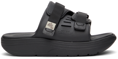 Suicoke Black Urich Sandals