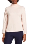 EILEEN FISHER FUNNEL NECK BOXY TOP