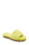 Ugg Cozette Genuine Shearling Slipper In Sulfur