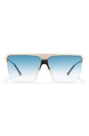 Otra Eyewear 60mm Hamptons Brow Bar Sunglasses In Gold