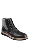 Thomas & Vine Thomas And Vine Rockland Wingtip Ankle Boot In Black