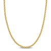AMOUR AMOUR 3MM INFINITY ROPE CHAIN NECKLACE IN 14K YELLOW GOLD