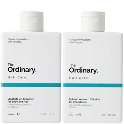 The Ordinary Sulphate Cleanser And Behentrimonium Chloride Conditioner Bundle