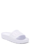 Hunter Slide Sandal In White