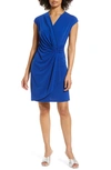 Tommy Bahama Clara Faux Wrap Mini Dress In Blue