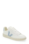 Veja V-12 Sneaker In Extra White Steel