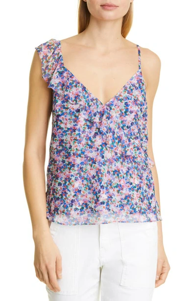 Veronica Beard Wesley Tank in Pink Shell/Persimmon