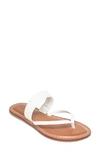 Bernardo Leia Flat Thong Sandals In White