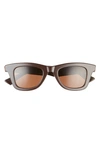 Bottega Veneta 48mm Square Sunglasses In Brown