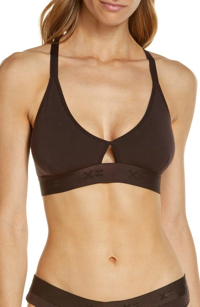 Tomboyx Stretch Modal Lounge Bralette In Java