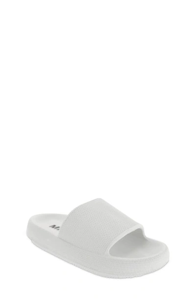 Mia Kids' Camyl Platform Slide Sandal In White