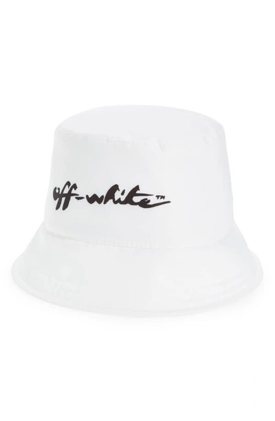 Off-white White Script Logo Hat