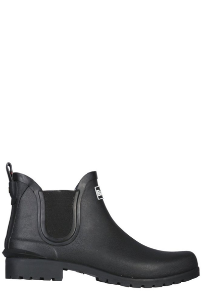 Barbour Wilton Ankle Boots In Black
