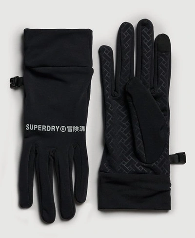 Superdry Men's Sport Snow Glove Liners Black
