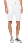 Joe's The Brixton Cotton Trouser Shorts In Optic Whit