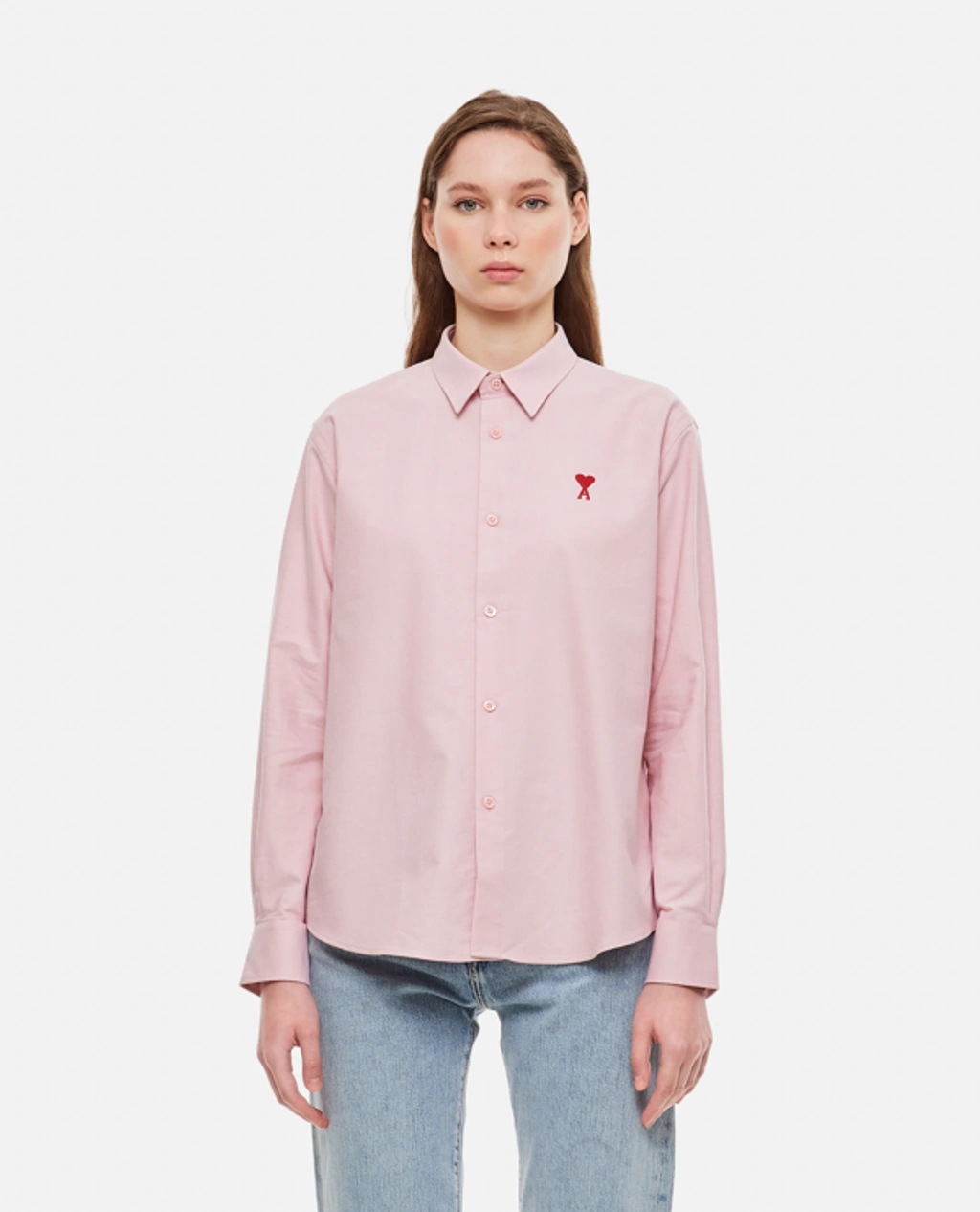 AMI Alexandre Mattiussi ピンク AMI Alexandre Mattiussi Big Ami De Coeur T Shirt, $128