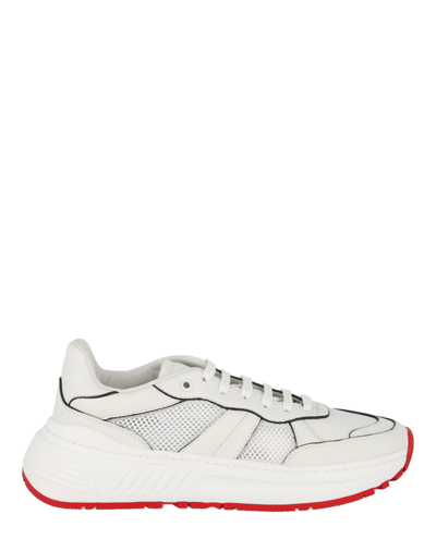 Bottega Veneta Mens Speedster Leather Sneakers In White | ModeSens