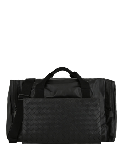 Bottega Veneta Leather Duffel Bag In Graphite