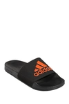 Adidas Originals Shower Slide Sandal In Core Black/red/black