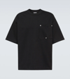 Bottega Veneta Rivet-detail Relaxed-fit Cotton-jersey T-shirt In Black