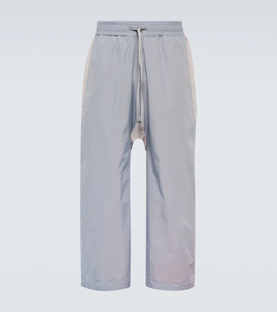 Byborre Grey Weightmap Cropped Track Trousers