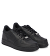 Nike Kids' Air Force One Low-top Sneakers In Black/black