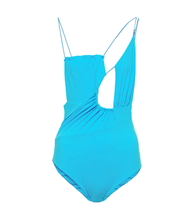 Nensi Dojaka Cutout Swimsuit In Blue
