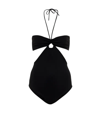 Nensi Dojaka Halterneck Swimsuit In Black