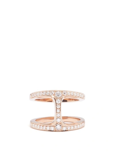 Hoorsenbuhs Dame Phantom Diamond & 18kt Rose-gold Ring In Rose Gold