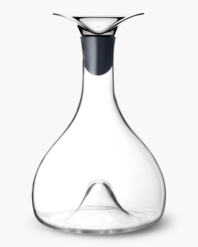 Georg Jensen Wine & Bar Carafe In Clear/silver