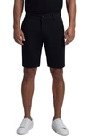 Bugatchi Men's Performance Knit Bermuda Shorts In Black