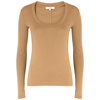 VINCE CAMEL MÉLANGE COTTON TOP