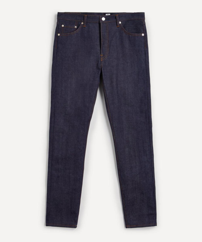 Edwin Made In Japan Slim Tapered Jeans In Blue Unwashed