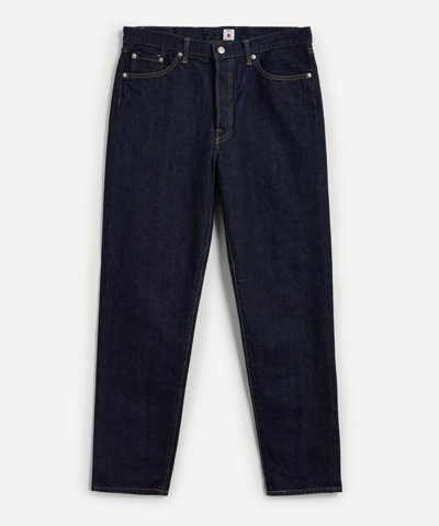 Edwin Red Salvage Loose Tapered Jeans In Blue