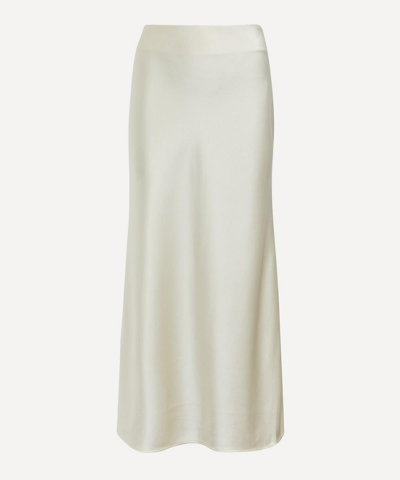 Totême Satin Skirt In Cava