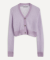 ACNE STUDIOS CROPPED MOHAIR-BLEND CARDIGAN