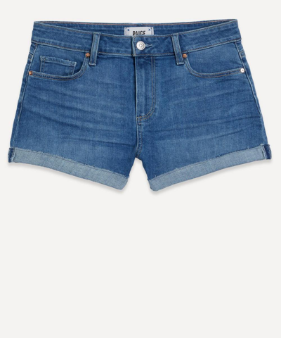 Paige Jimmy Raw Cuff Shorts In Seine