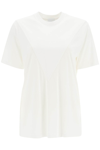 Burberry White T-shirt With Contrasting Detail In White