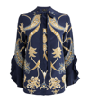 ETRO ETRO SILK RUFFLED SHIRT