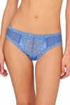 Natori Feathers Hipster Briefs In Pool Blue