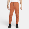 Nike Sportswear Tech Fleece Men's Utility Pants In Burnt Sunrise,light Bone,black