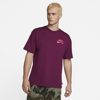 Nike Sb Logo Skate T-shirt In Sangria