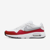 Nike Little Kids Air Max Sc Casual Sneakers From Finish Line In White/university Red/black/wolf Grey