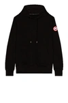 Canada Goose Hooded Sweatshirt Patch In Black