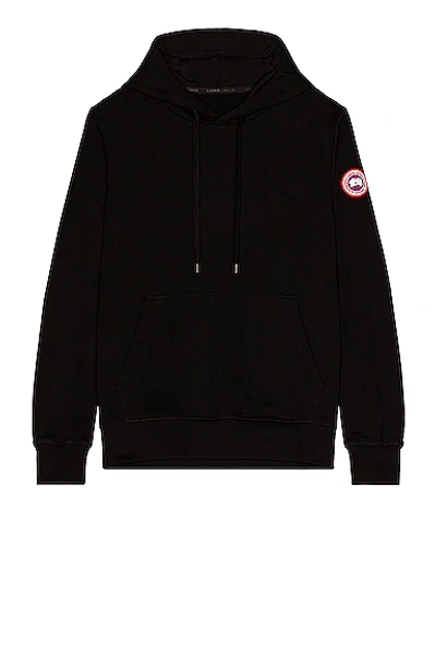 Canada Goose Hooded Sweatshirt Patch In Black