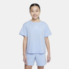 Jordan Big Kids' (girls') T-shirt In Blue